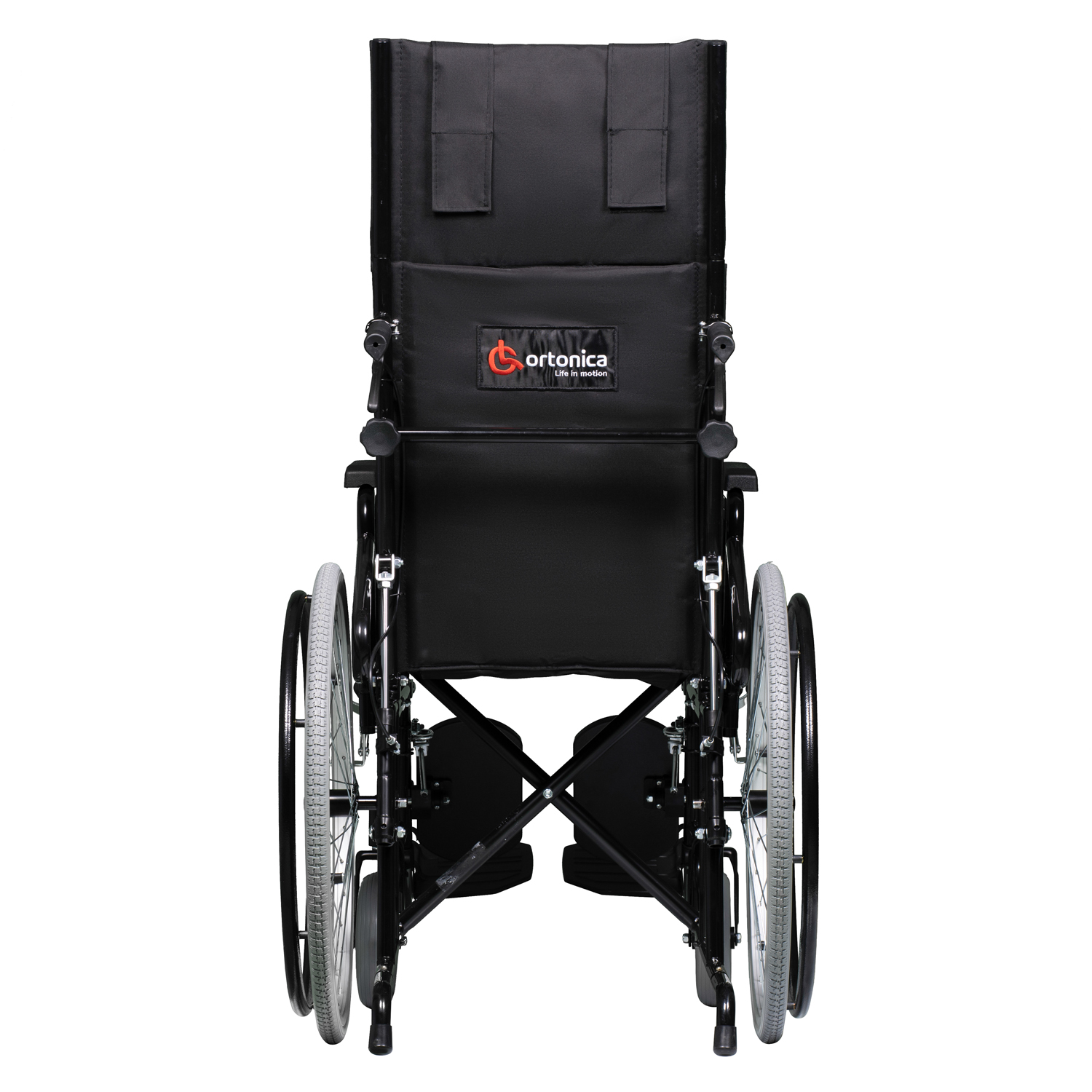 Кресло-коляска инвалидная ORTONICA  Recline 100 до 130кг (пневмошины, ширина сиденья 50,5см) - 5